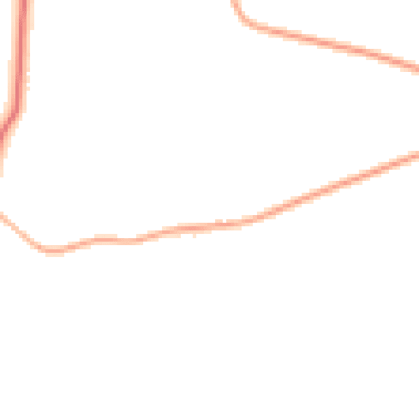Night-time road noise heatmap for GU24 0NA