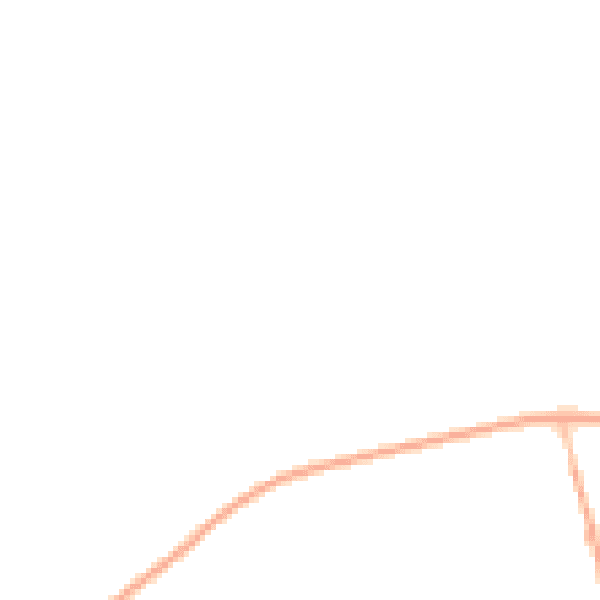 Night-time road noise heatmap for GU24 0PQ