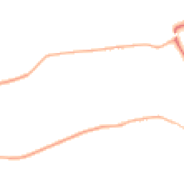 Night-time road noise heatmap for GU24 0QB