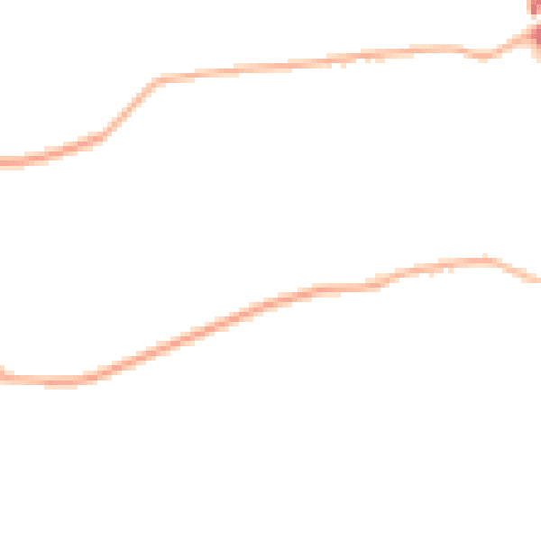 Night-time road noise heatmap for GU24 0QE