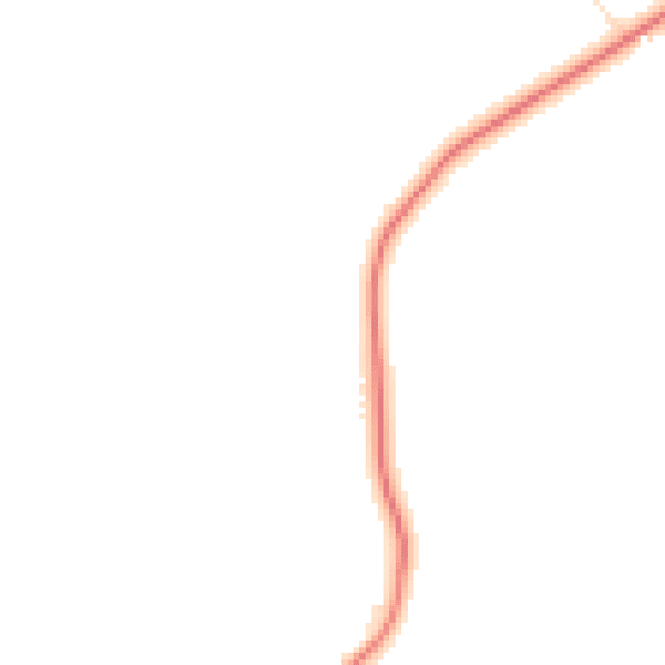 Daytime road noise heatmap for GU24 8HP