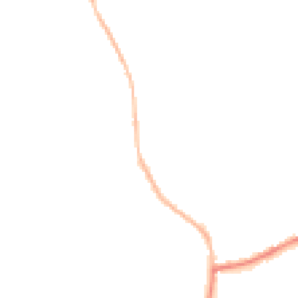 Night-time road noise heatmap for GU24 8LF