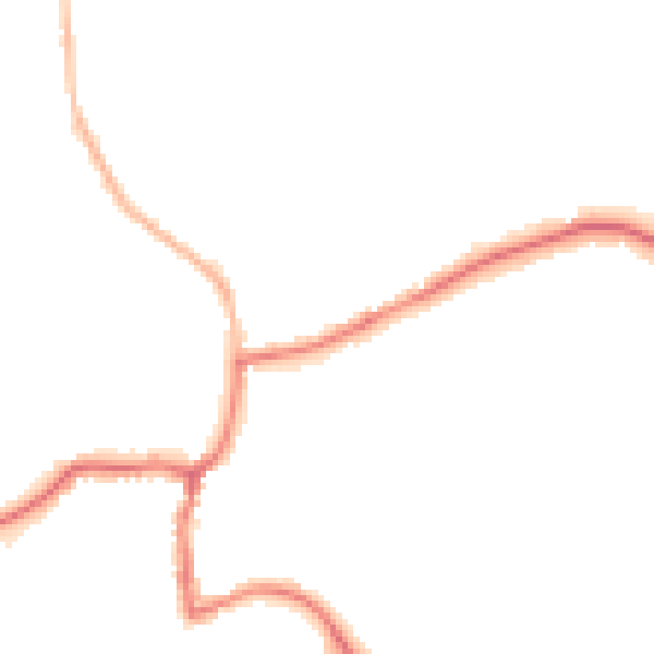 Night-time road noise heatmap for GU24 8ND