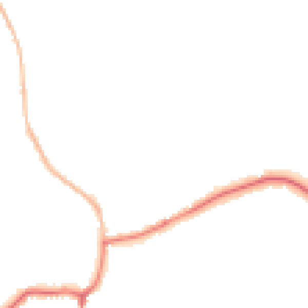 Night-time road noise heatmap for GU24 8QH