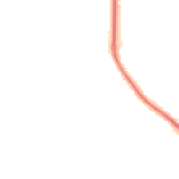 Night-time road noise heatmap for GU24 9BS