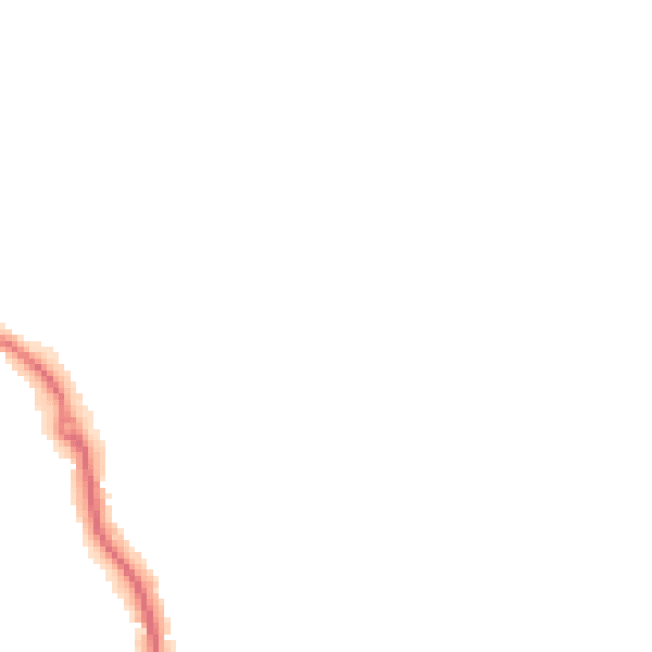 Night-time road noise heatmap for GU24 9GD