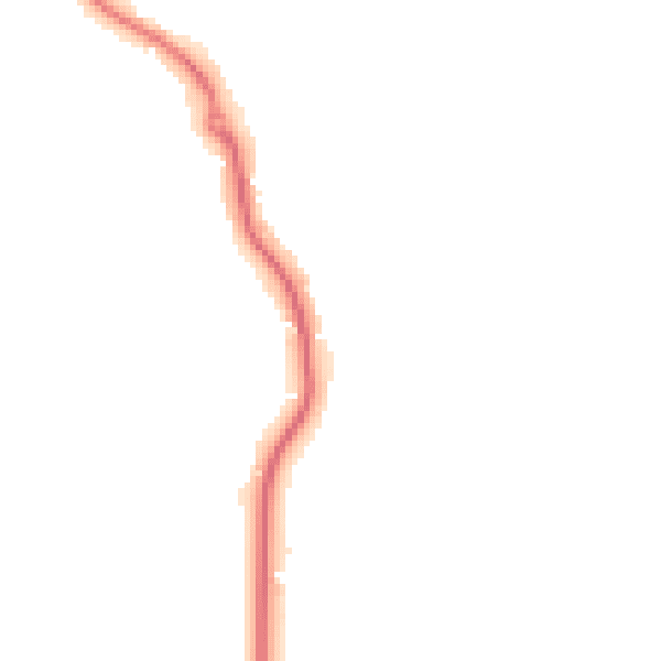 Night-time road noise heatmap for GU24 9GP