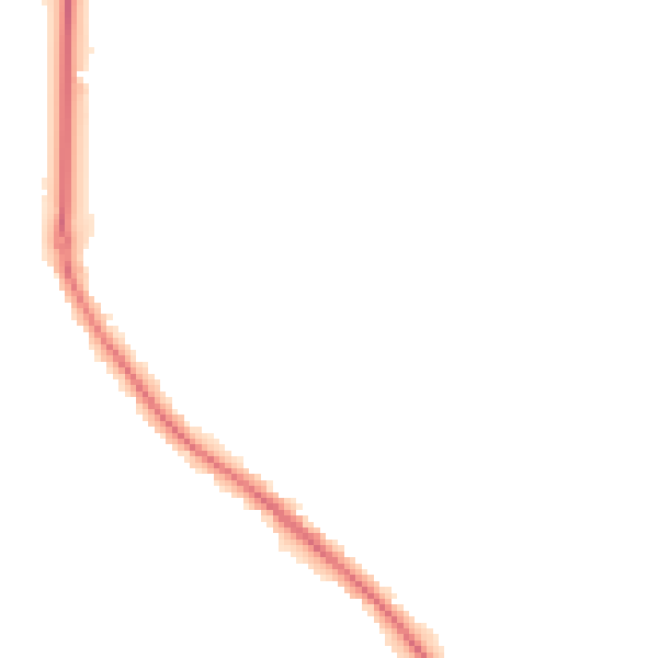 Night-time road noise heatmap for GU24 9HA
