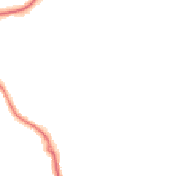 Night-time road noise heatmap for GU24 9HX