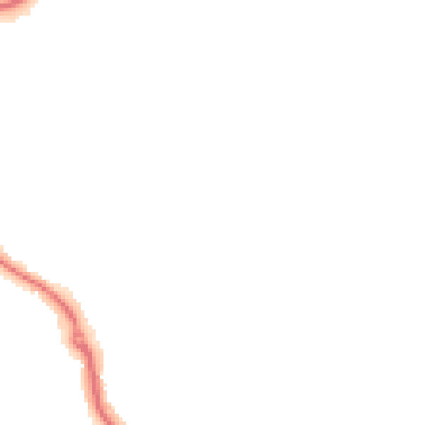 Night-time road noise heatmap for GU24 9JQ