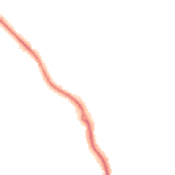 Night-time road noise heatmap for GU24 9LH
