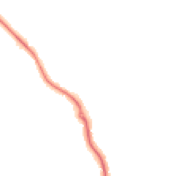 Night-time road noise heatmap for GU24 9LJ