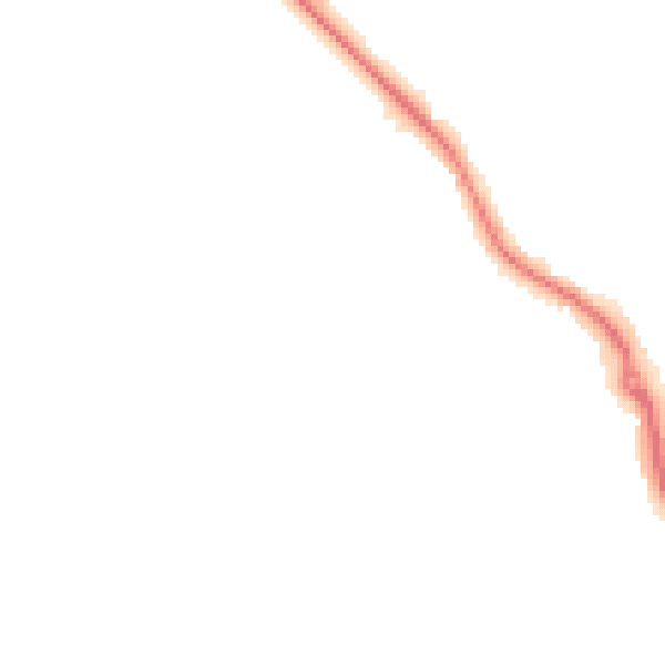 Night-time road noise heatmap for GU24 9PG