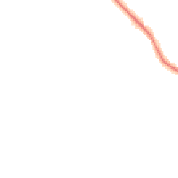 Night-time road noise heatmap for GU24 9QE