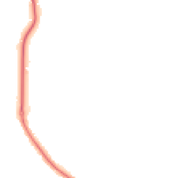 Night-time road noise heatmap for GU24 9SF
