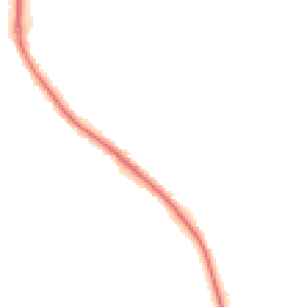 Night-time road noise heatmap for GU24 9SJ