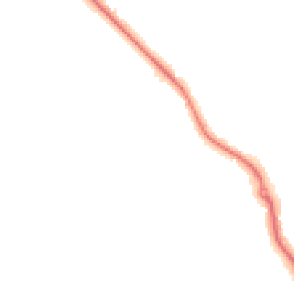 Night-time road noise heatmap for GU24 9XA