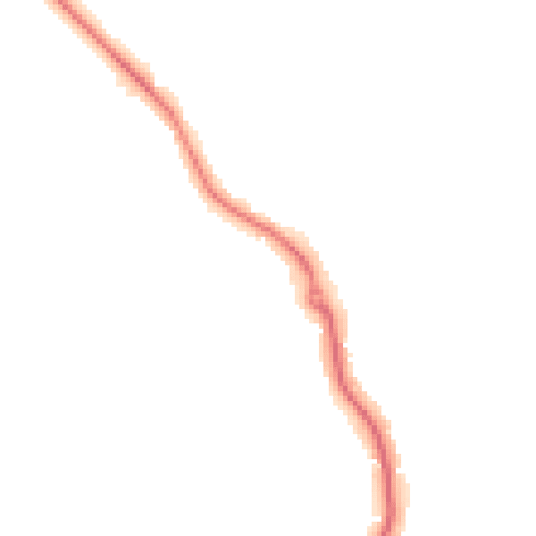 Night-time road noise heatmap for GU24 9XG