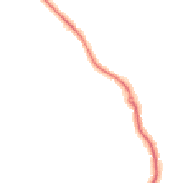 Night-time road noise heatmap for GU24 9XQ