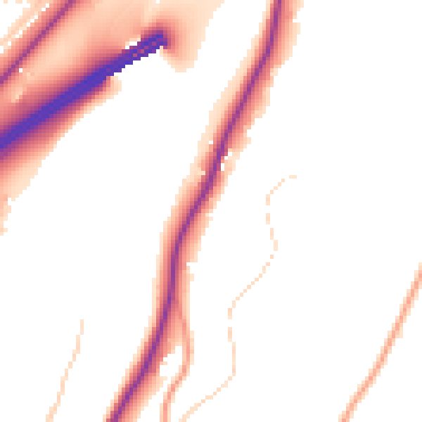 Daytime road noise heatmap for GU26 6AX