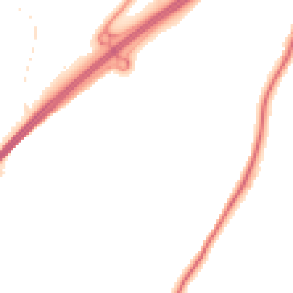 Night-time road noise heatmap for GU26 6BJ