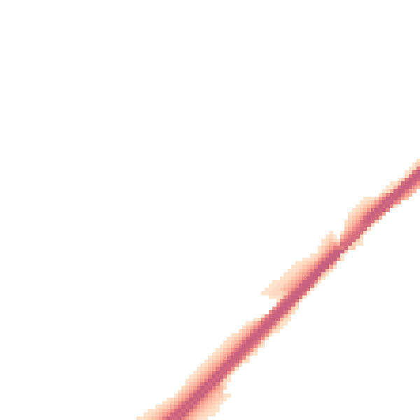 Night-time road noise heatmap for GU26 6DG