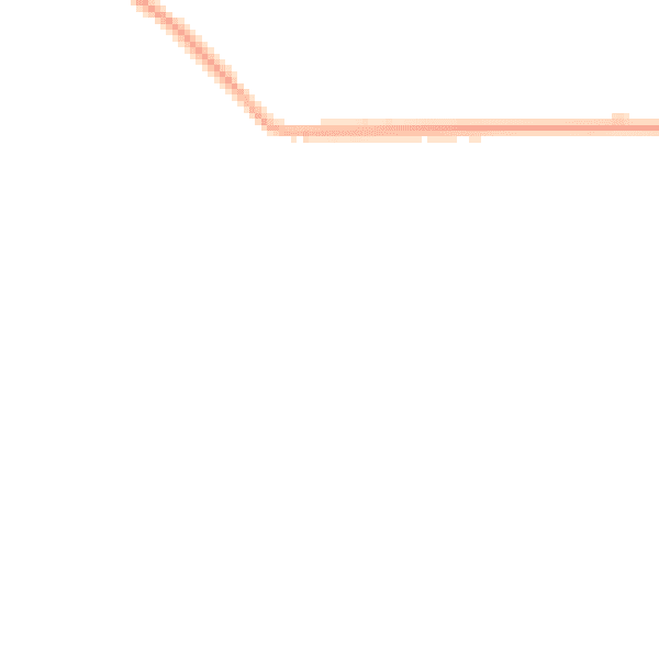 Night-time road noise heatmap for GU26 6DR