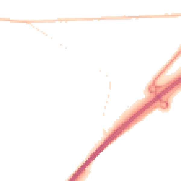 Night-time road noise heatmap for GU26 6EY