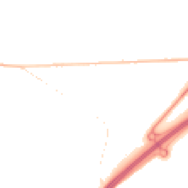 Night-time road noise heatmap for GU26 6JU
