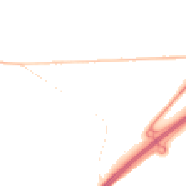 Night-time road noise heatmap for GU26 6JX