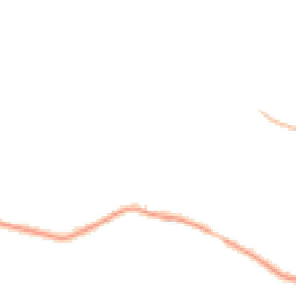 Night-time road noise heatmap for GU26 6QN