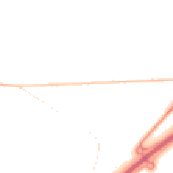Night-time road noise heatmap for GU26 6TZ