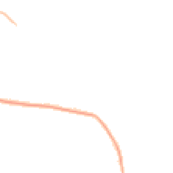 Night-time road noise heatmap for GU26 6UG