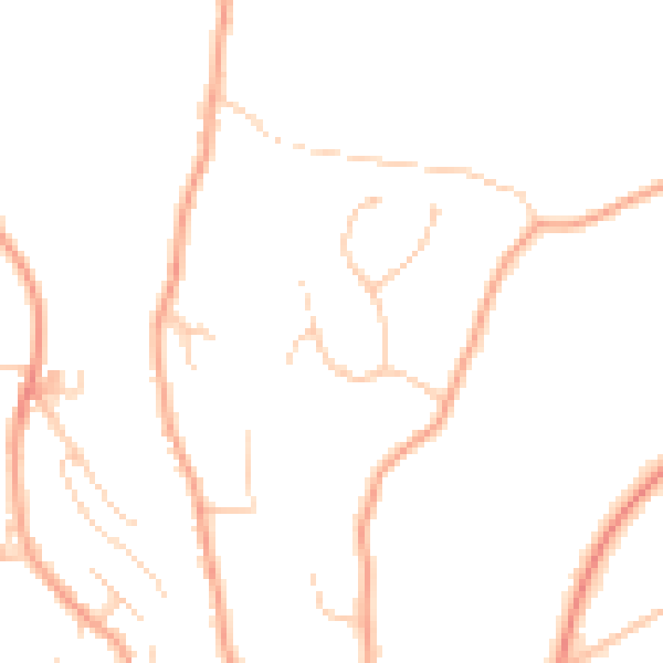 Daytime road noise heatmap for GU27 1AF