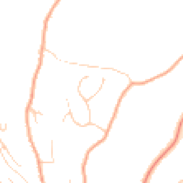 Daytime road noise heatmap for GU27 1AG