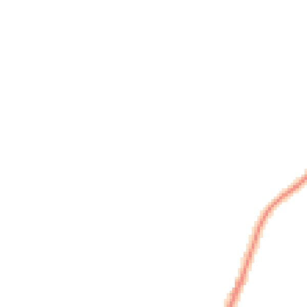 Night-time road noise heatmap for GU27 1AN