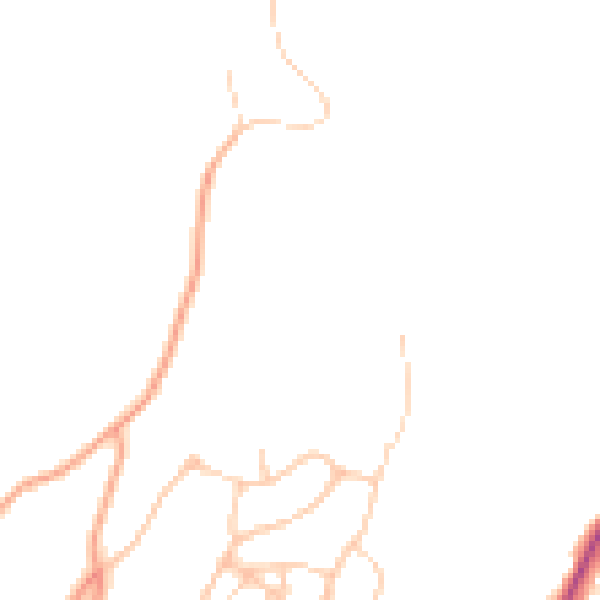 Daytime road noise heatmap for GU27 1AS