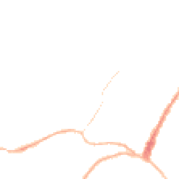 Night-time road noise heatmap for GU27 1BJ