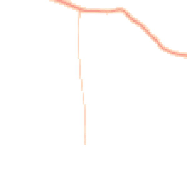 Daytime road noise heatmap for GU27 3DD