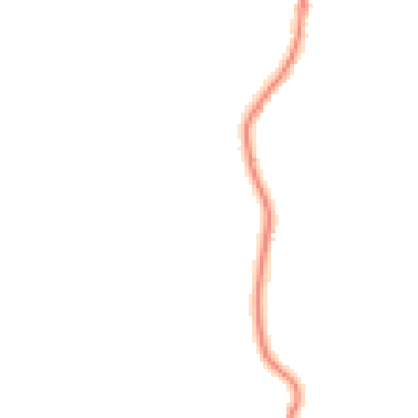 Night-time road noise heatmap for GU27 3EX