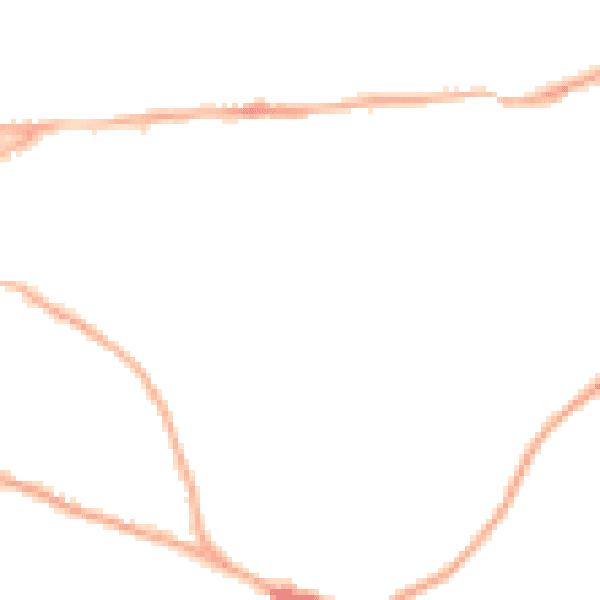 Night-time road noise heatmap for GU27 3FB