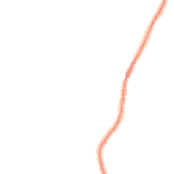 Night-time road noise heatmap for GU27 3HJ