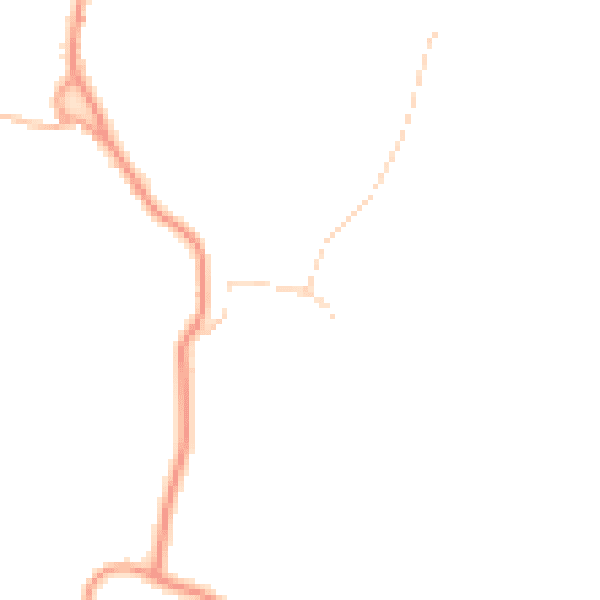 Daytime road noise heatmap for GU27 3HW