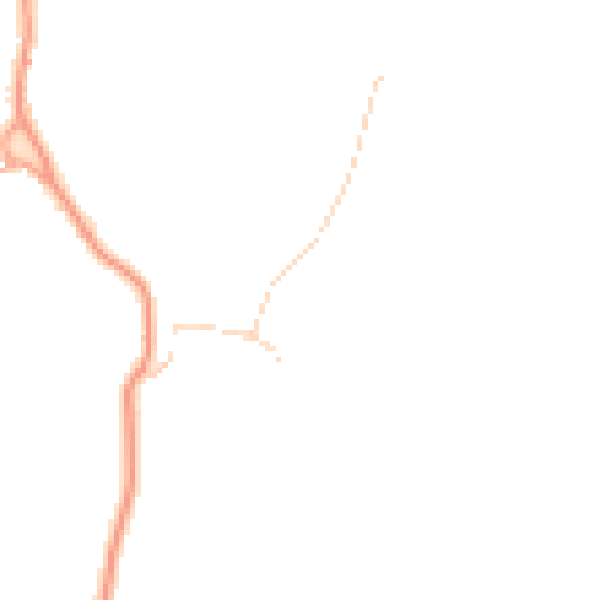 Daytime road noise heatmap for GU27 3JD