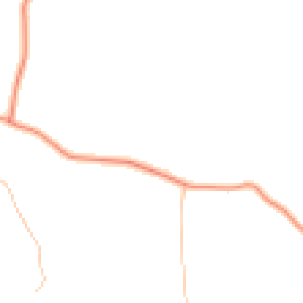 Daytime road noise heatmap for GU27 3JQ