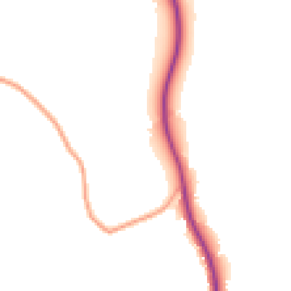 Daytime road noise heatmap for GU27 3LG