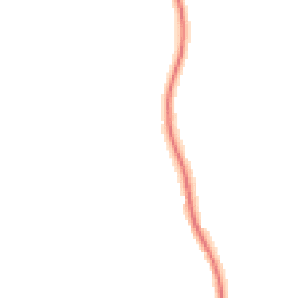 Night-time road noise heatmap for GU27 3LG