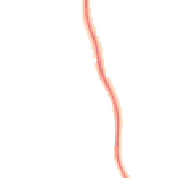 Night-time road noise heatmap for GU27 3LS