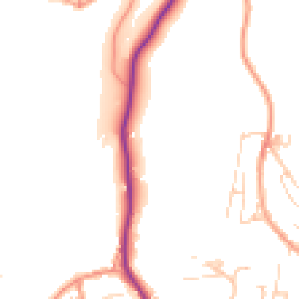 Daytime road noise heatmap for GU27 3PL