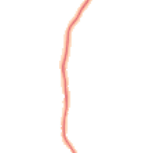Night-time road noise heatmap for GU27 3PL